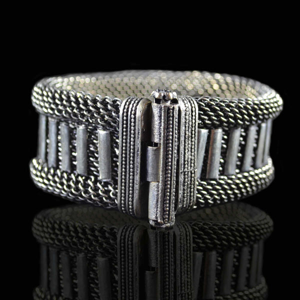 Vintage Oxidized Royal Bracelet - Naadz Jewelers