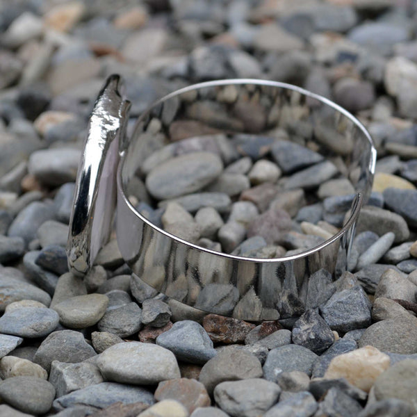 Baby Pink Silver Cuff - Naadz Jewelers