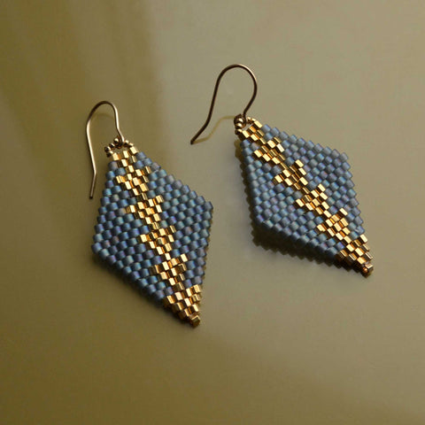 Gold Beaded Earrings - Naadz Jewelers