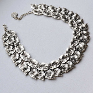 Leaf Silver Necklace