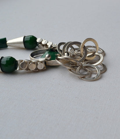 Jade Silver Necklace