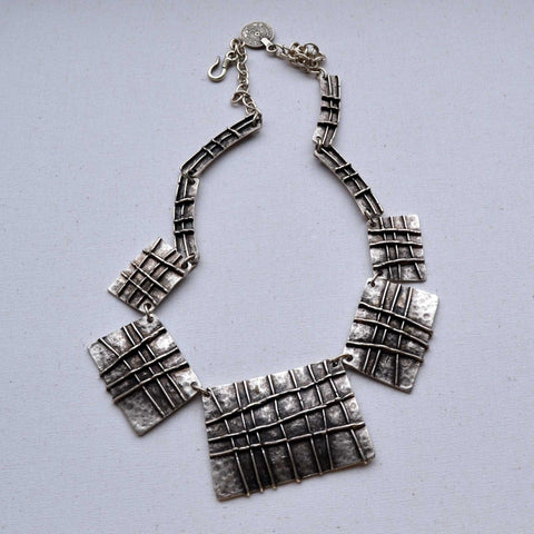 Squared Silver Necklace