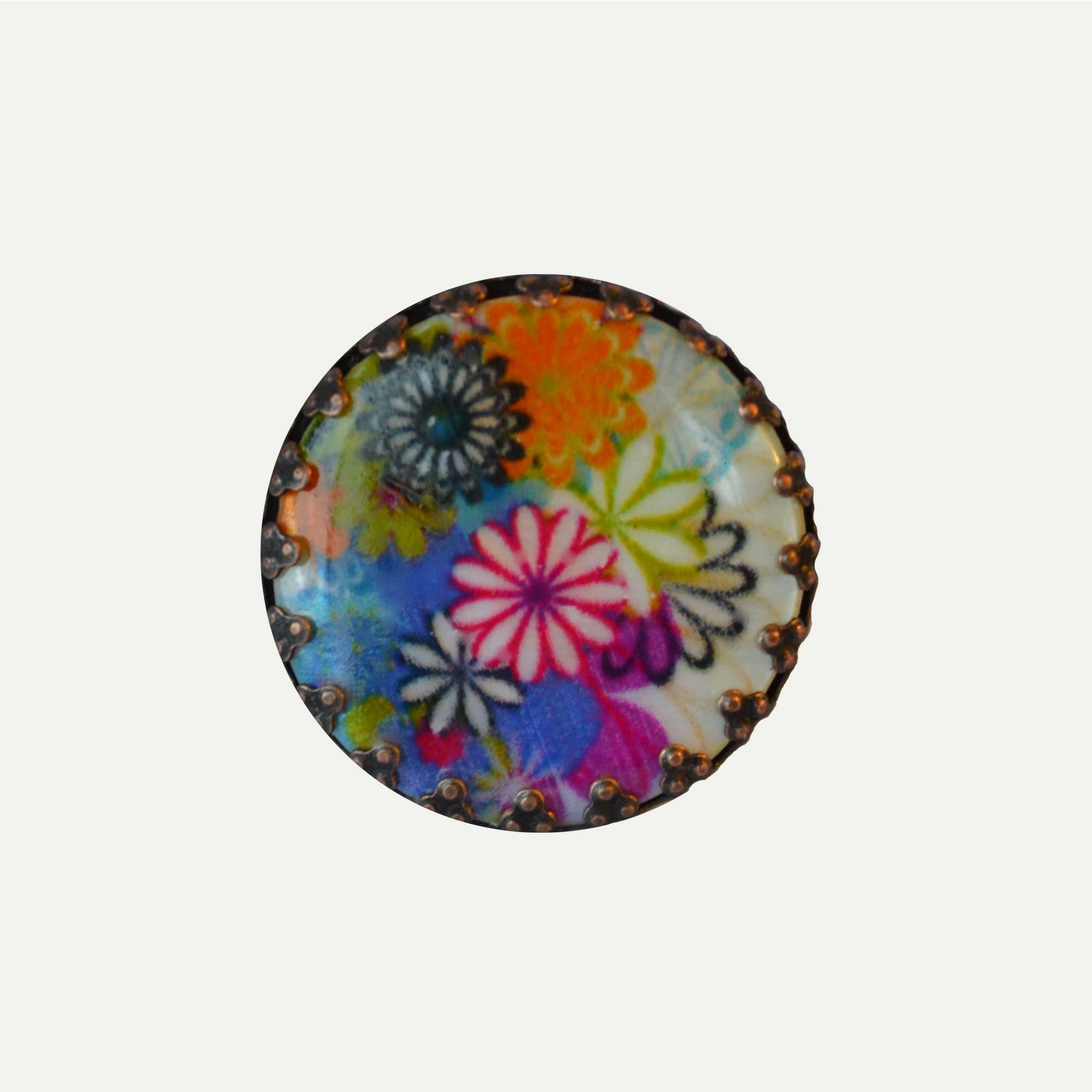 Flower Ring, adjustable size