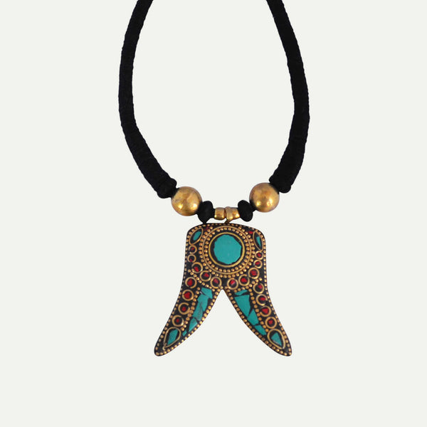 Tribal Threaded Pendant - Naadz Jewelers